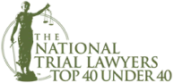 the national trial lawyers top 40 under 40 badge